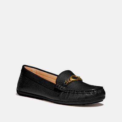 coach helena loafer black