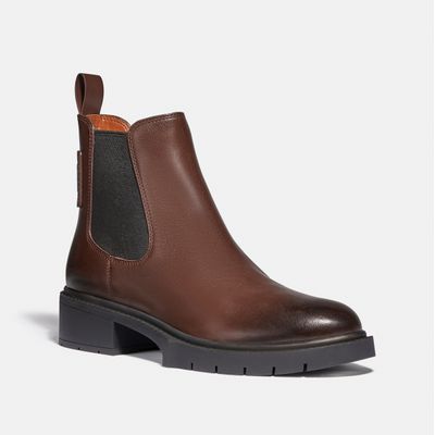 lorimer bootie in signature canvas