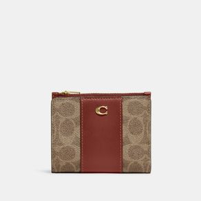 

Cartera Mediana Coach Signature Bifold Snap