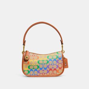 

Bolsa Shoulder Bag Coach Swinger Pride Coated Signature