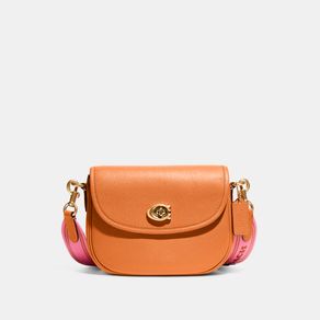 

Bolsa Crossbody Coach Willow Saddle Bag Leather