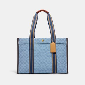 

Bolsa Tote Coach Spin 42 Signature Jacquard