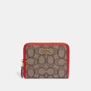 

Wristlet Coach Zip Around Jacquard