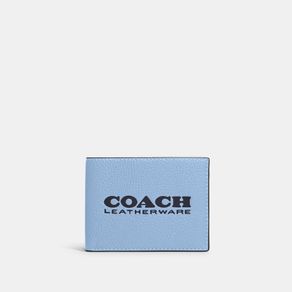 

Cartera Coach In Pebble Leather With Branding