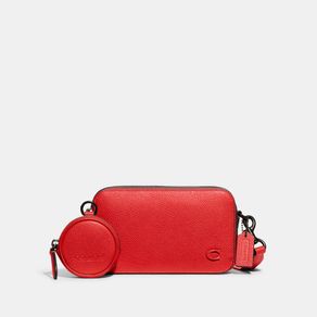 

Bolsa Crossbody Coach Charter Slim In Pebble Leather With Hardware Branding