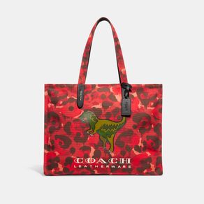 

Bolsa Tote Coach Canvas 42 In Camo Print With Rexy