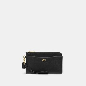 

Wristlet Coach L-Zip Polished Pebbled