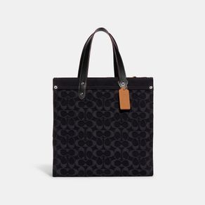 

Bolsa Coach Tote Demin Signature Field