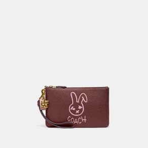 

Wristlet Coach LNY Bunny Graphic