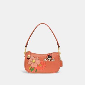 

Bolsa Shoulder Bag Coach X Disney Mickey And Flowers Coach Originals Swinger 20
