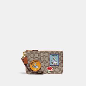 

Wristlet Coach X Disney Signature Textile Jacquard With Patches