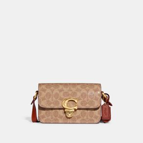 

Bolsa Shoulder Bag Coach Patente Signature Leather Studio 19