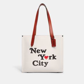 

Bolsa Tote Coach Relay Con Gráfico De NY