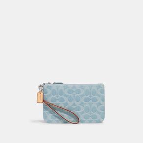 

Wristlet Coach Denim Signature