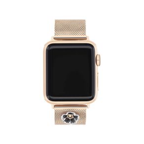 

Apple Straps Coach Mesh Dorado Rosa