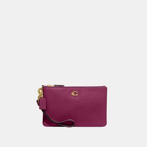 

Wristlet Coach Polished Pebble Leather