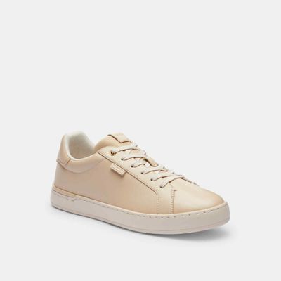 Tenis-Lowline-Piel-Beige-Hombre