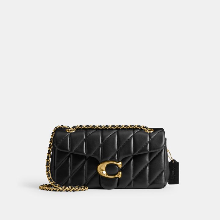 Bolsa coach negra chica sale