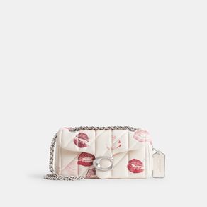 

Bolsa Shoulder Bag Quilted Lip Print