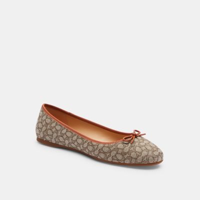 Flats-Abigail-Jacquard-Signature-Cafe-Mujer