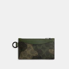 

Tarjetero en Piel Camo Print