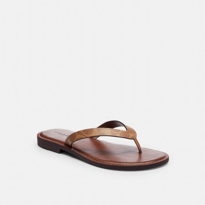 Leather Sandals Sandalias Coach Para Dama Sandalias Coach Hailee