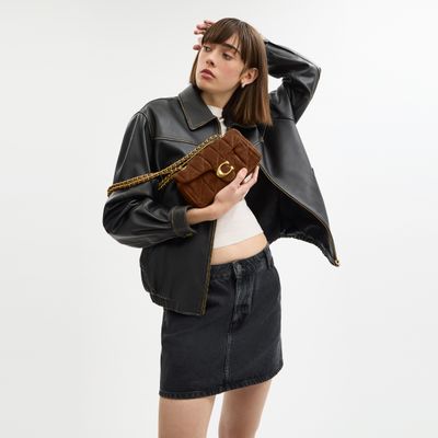 Bolsa-Coach-Shoulder-Bag-Tabby-20-en-Suede-con-Cadena-CCK48-B4WBR