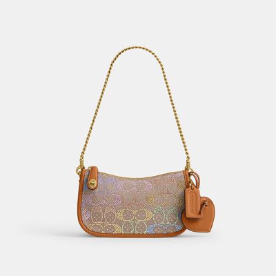 Bolsa-Shoulder-Bag-Coach-Crystal-Signature-Jacquard-Swinger-20-con-Cadena-CCY40-B4F98