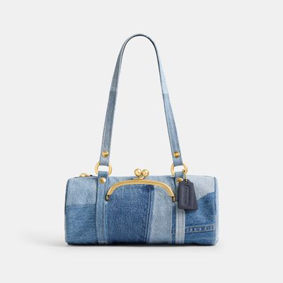 Bolsa-Shoulder-Bag-Coach-Kisslock-Barrel-28-Denim-CEM08-B4IN